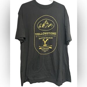 Yellowstone Dutton Ranch Unisex Short Sleeve Graphic Tee Size 3XL